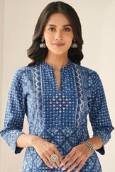 Sehra Nusrat Indigo Kurta