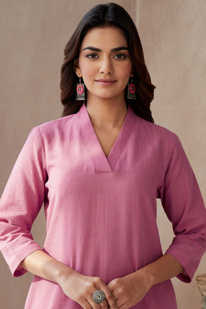Roza Seher Pink Kurta