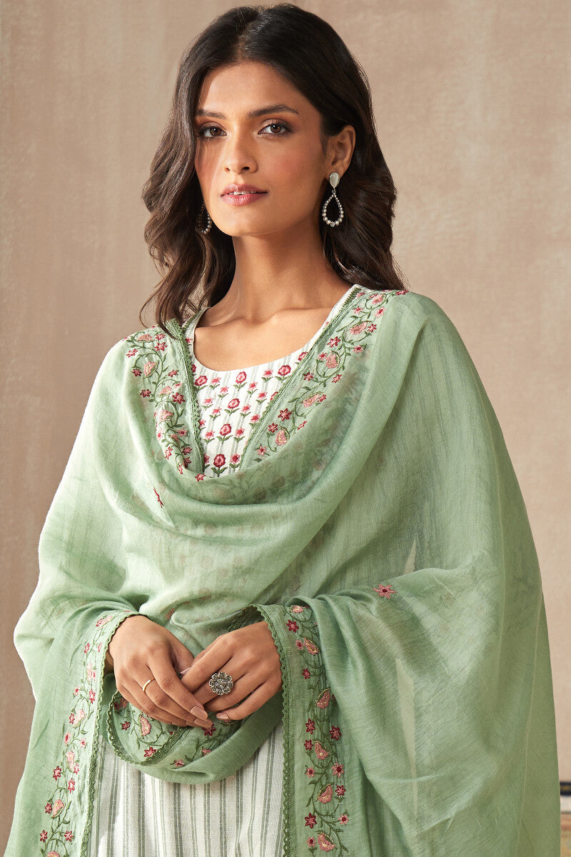 Gulbarg Faheema Cotton Silk Dupatta