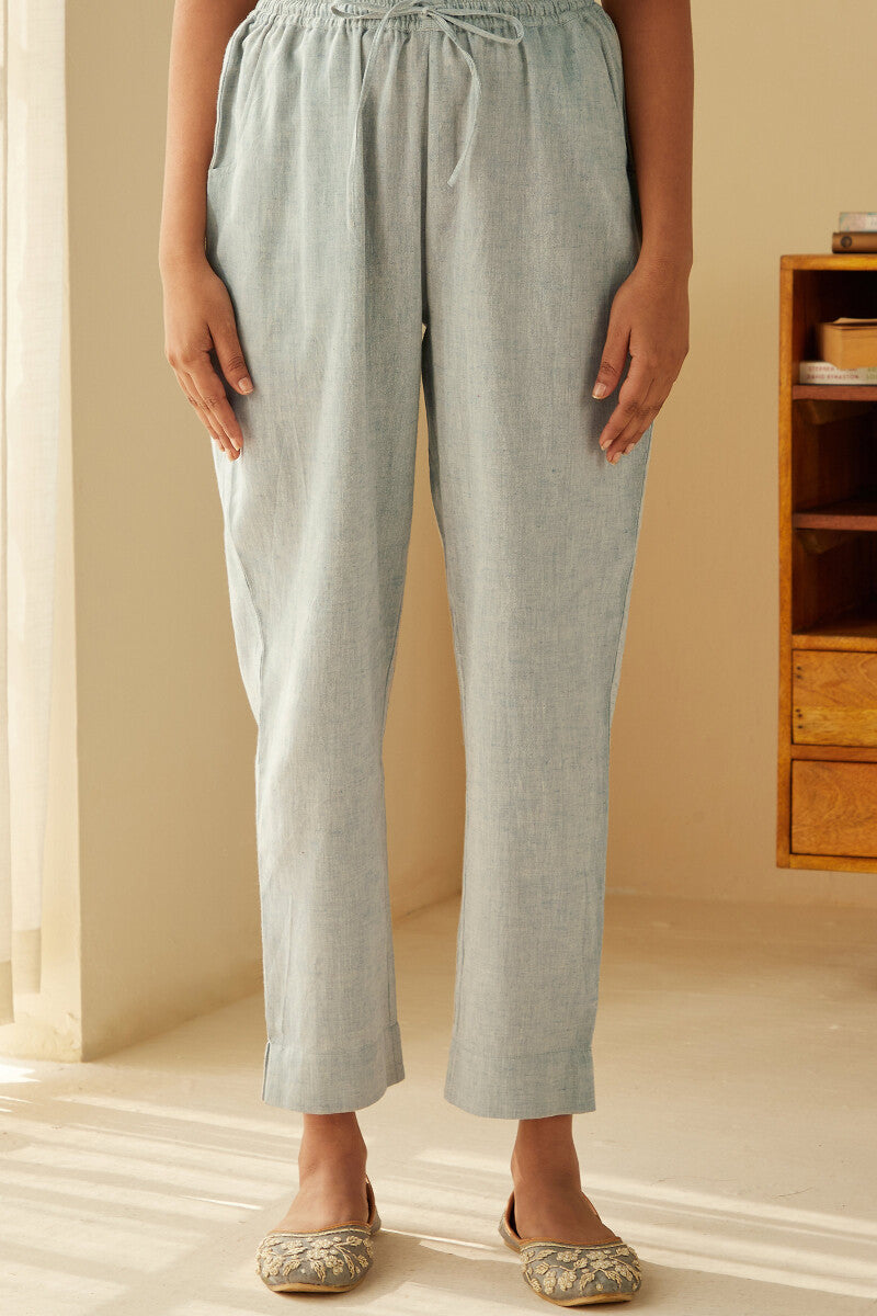 Roza Seher Blue Narrow Pants