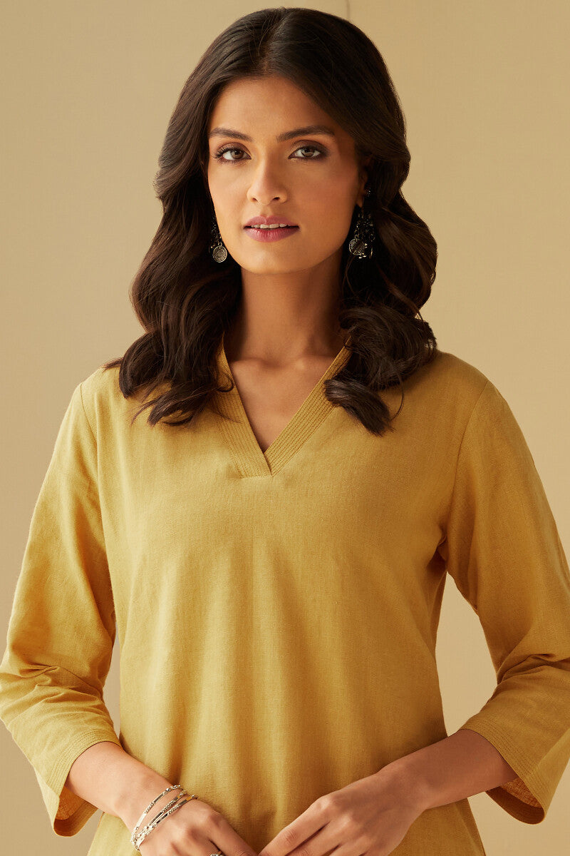 Sehra Seher Mustard Kurta