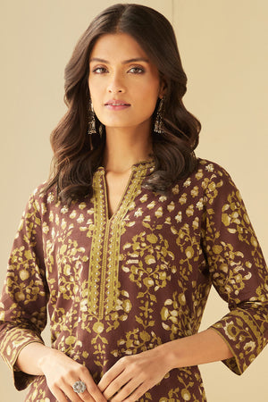 Sehra Ruhi Bagru Kurta