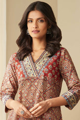 Sehra Nida Bagru Kurta