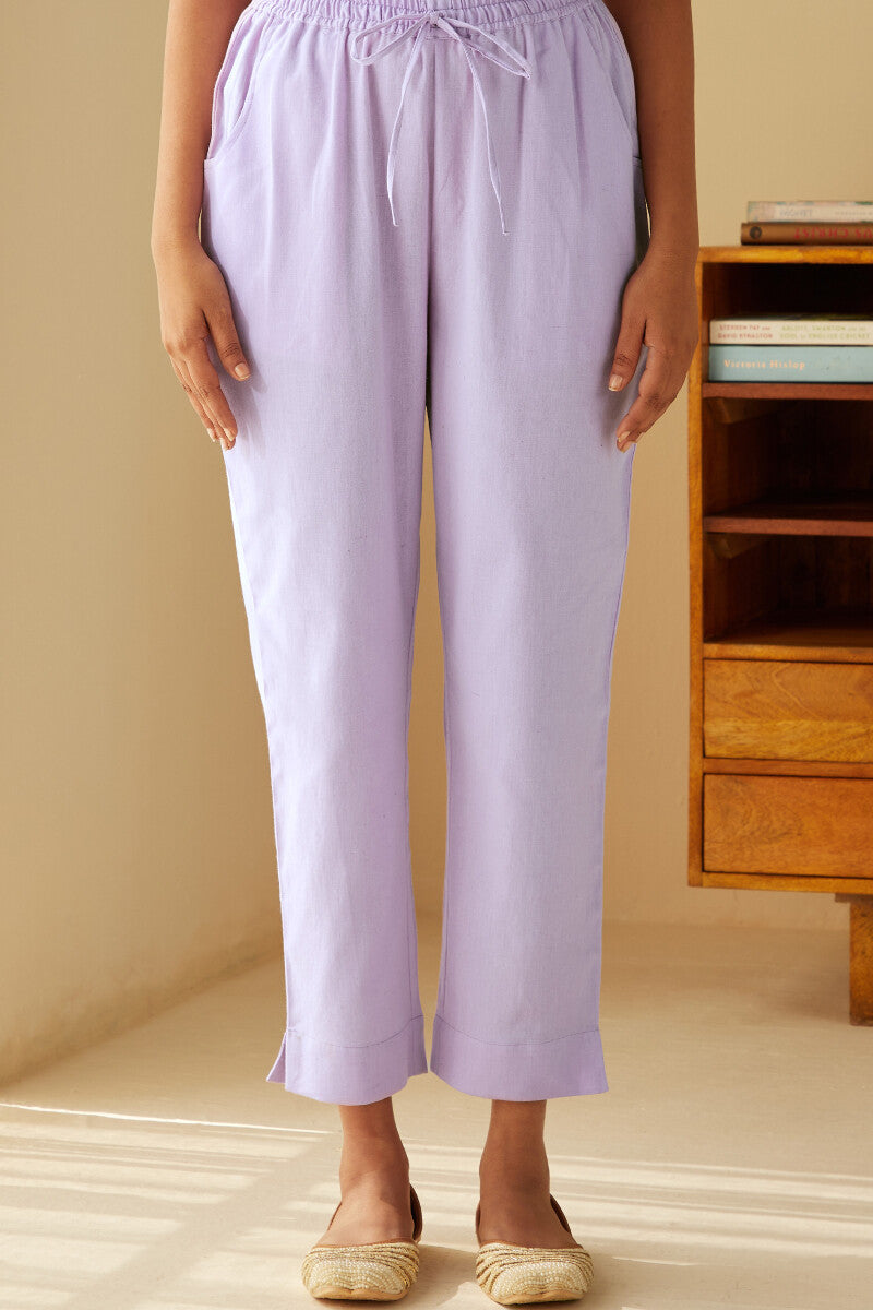 Roza Jia Purple Narrow Pants