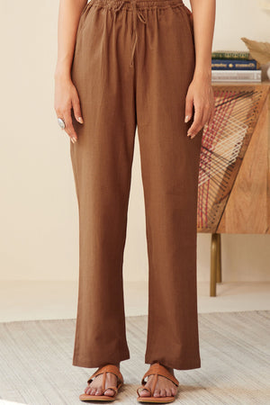 Roza Seher Rust Pants