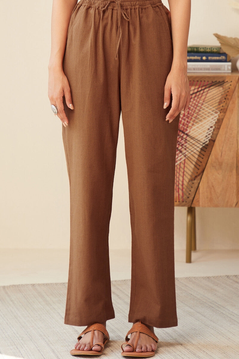 Roza Seher Rust Pants