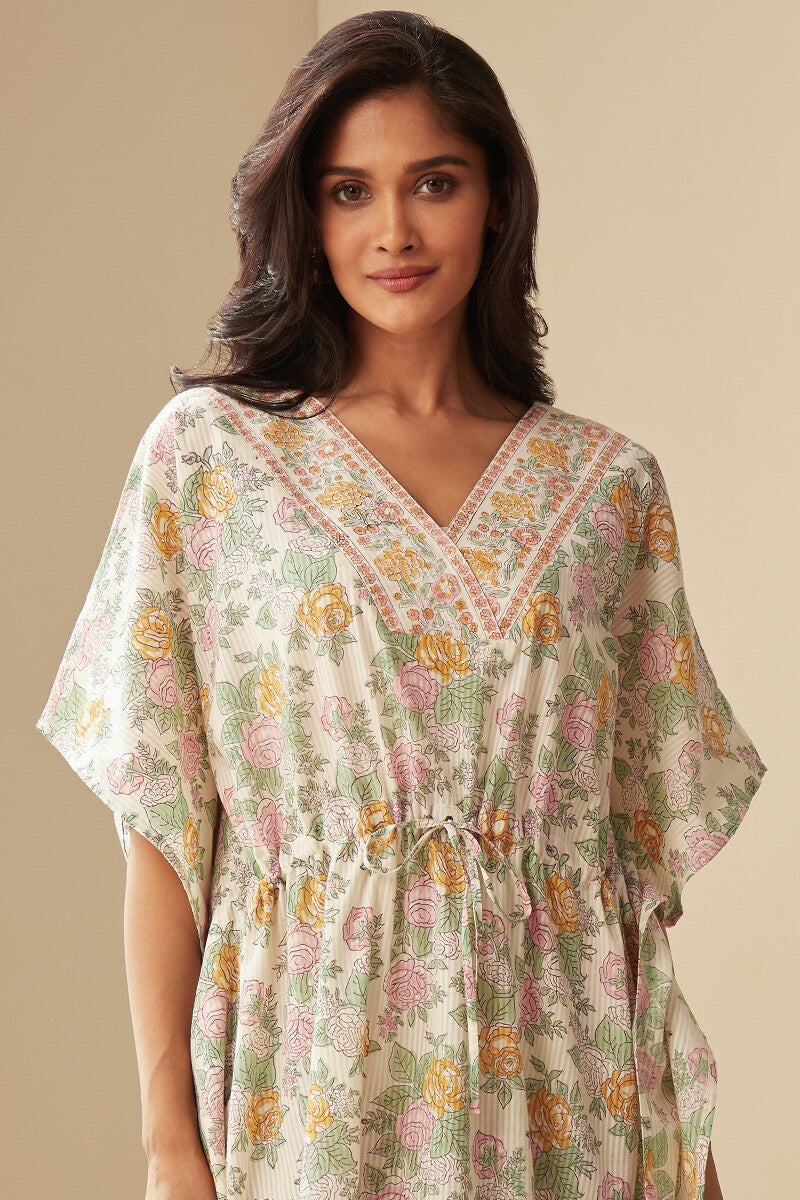 Rosheen Mahi Sanganeri Kaftan