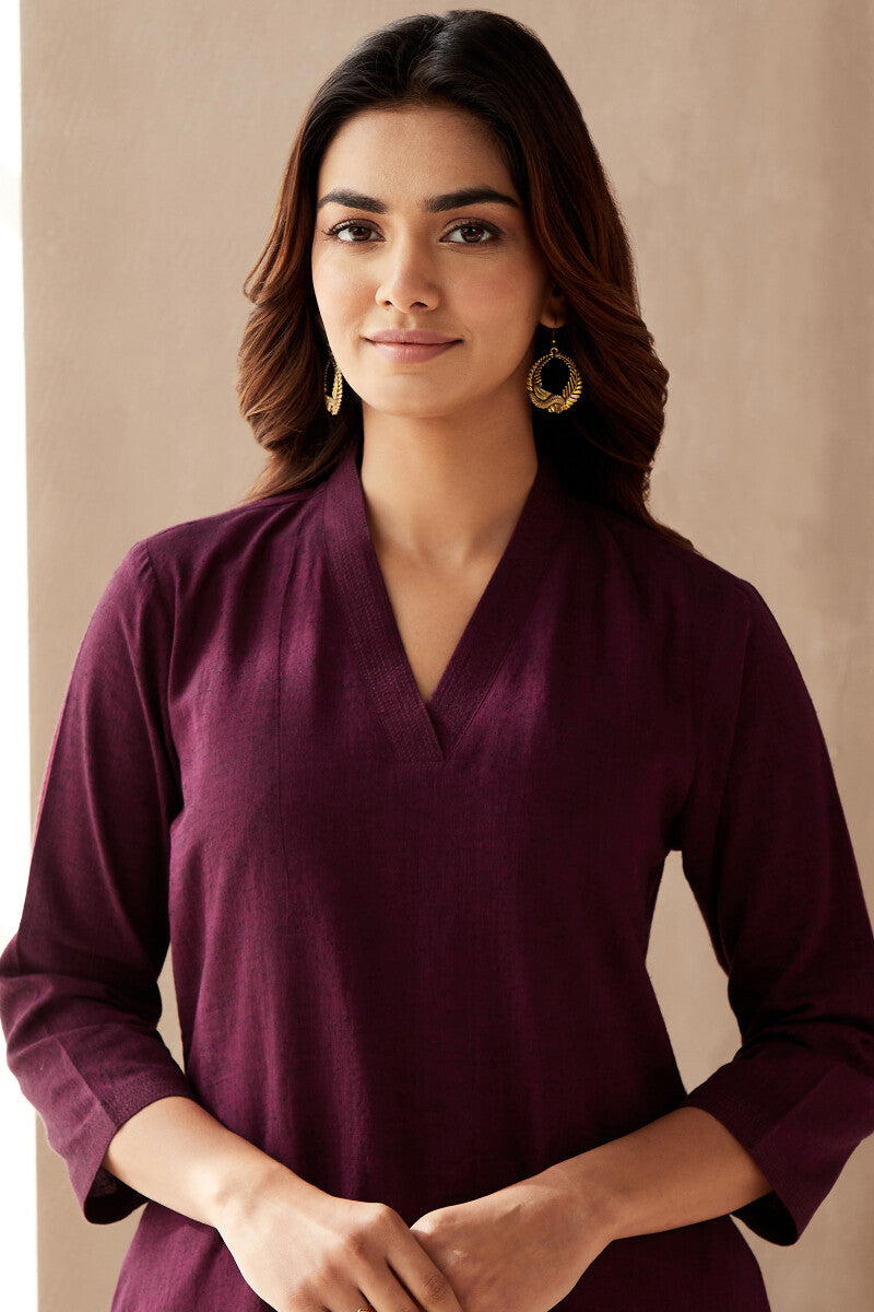 Roza Seher Purple Kurta