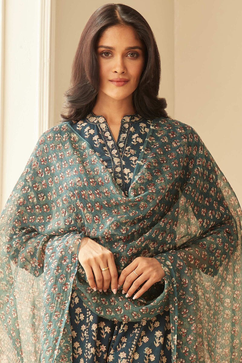 Sehra Nazimah Bagru Dupatta