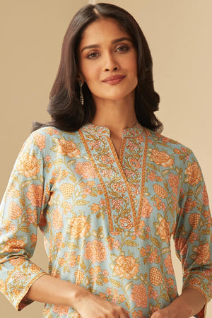 Rosheen Zaria Sanganeri Kurta