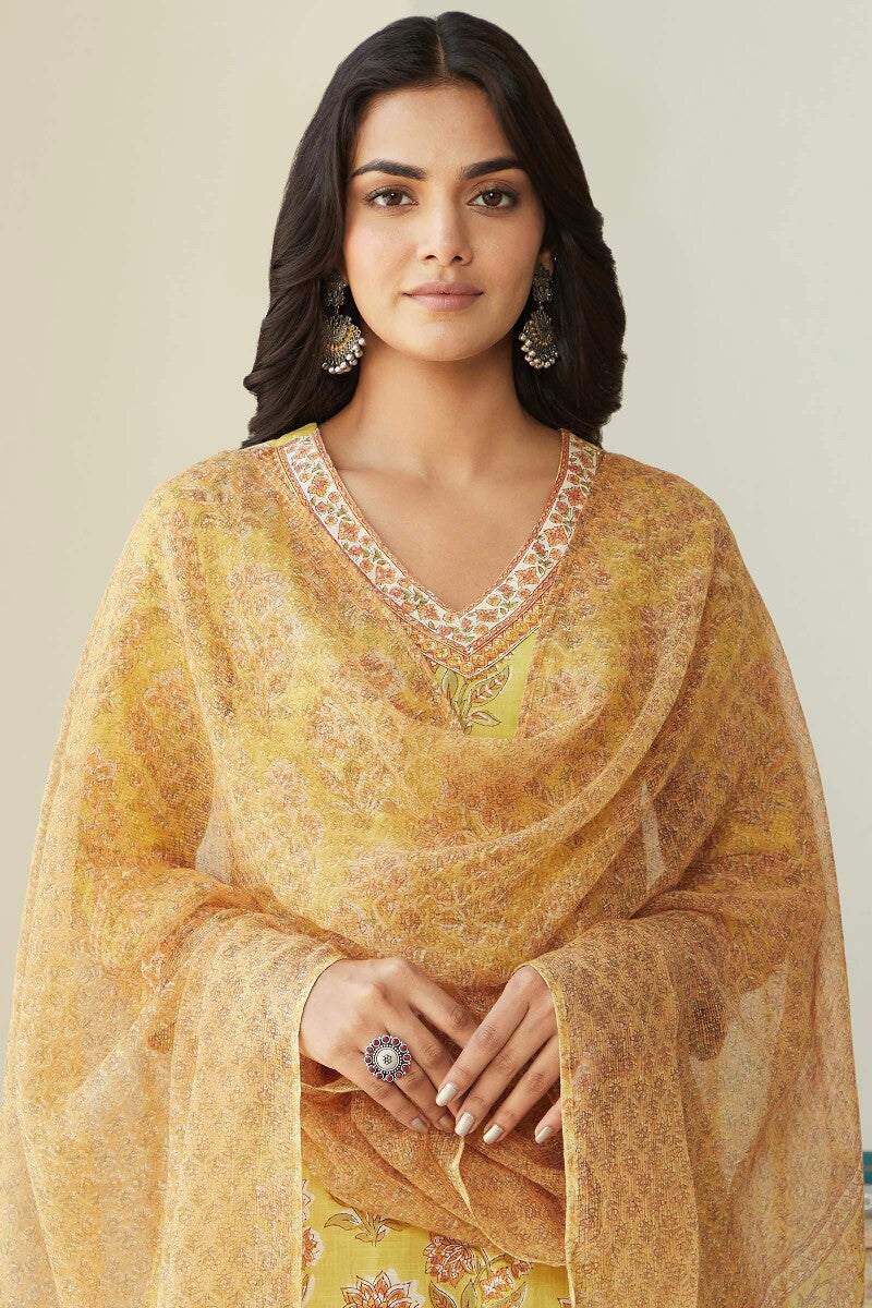 Gulshan Bagh Jiya Sanganeri Dupatta