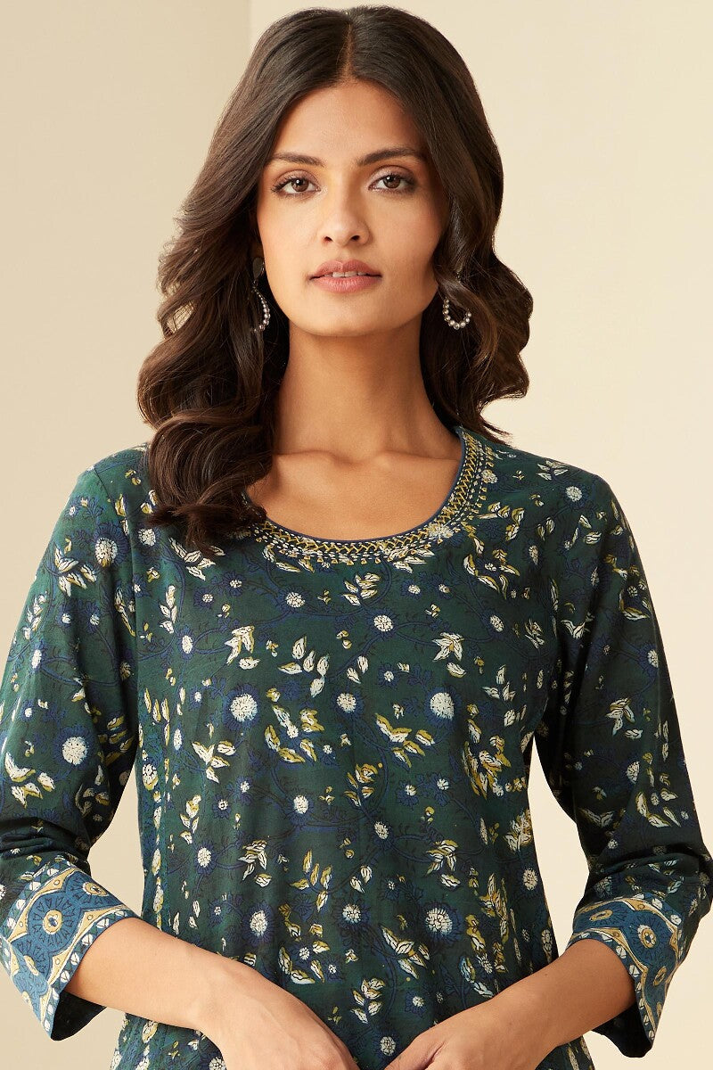 Sehra Samina Bagru Kurta