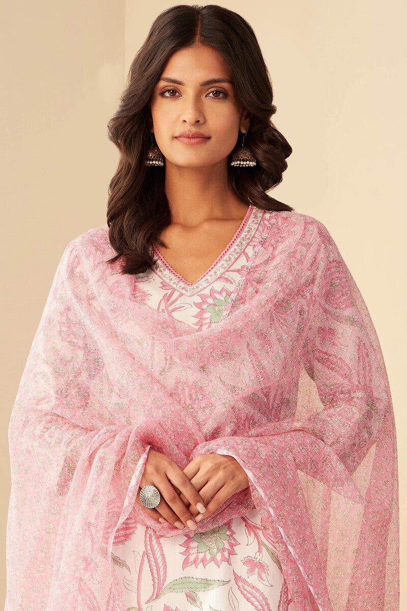 Rosheen Niyamat Sanganeri Dupatta