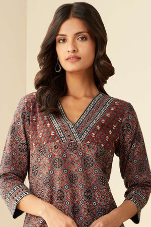 Sehra Sareen Ajrak Kurta
