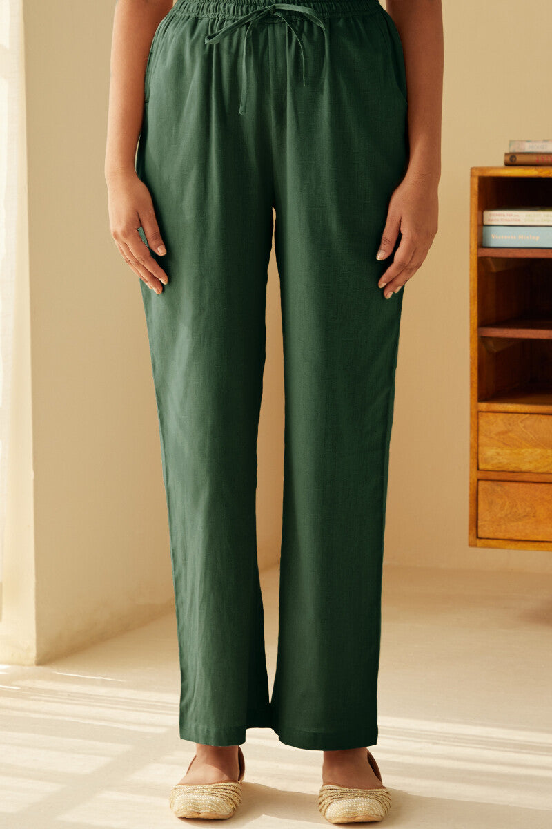 Roza Seher Forest Green Pants