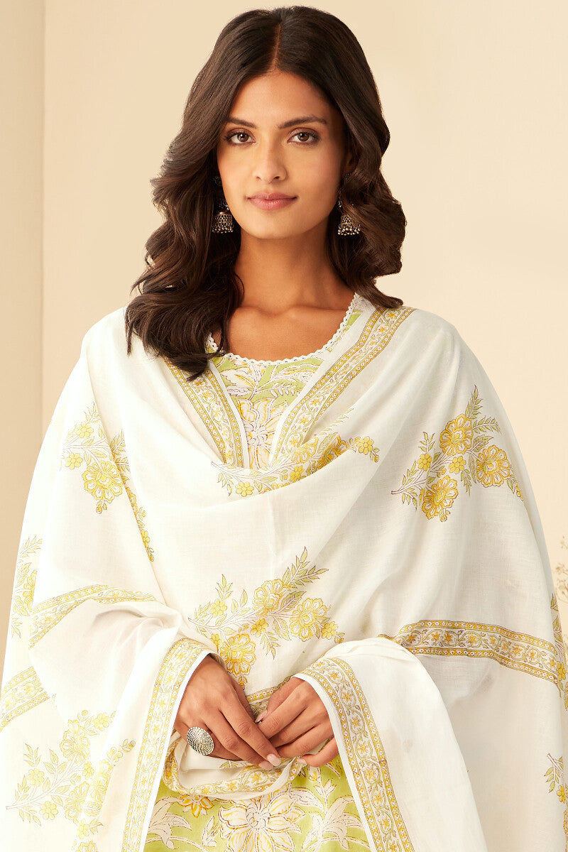Gauhar Layla Sanganeri Dupatta