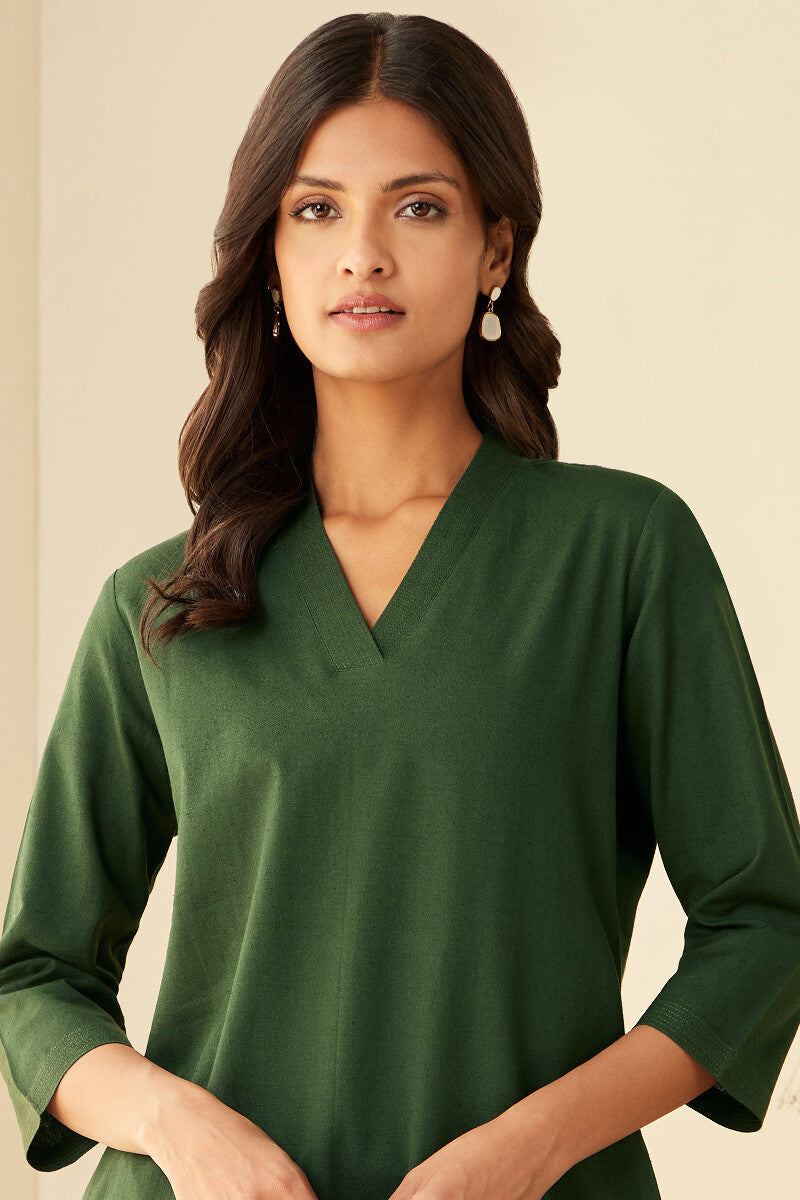 Surplus: Roza Seher Green Kurta