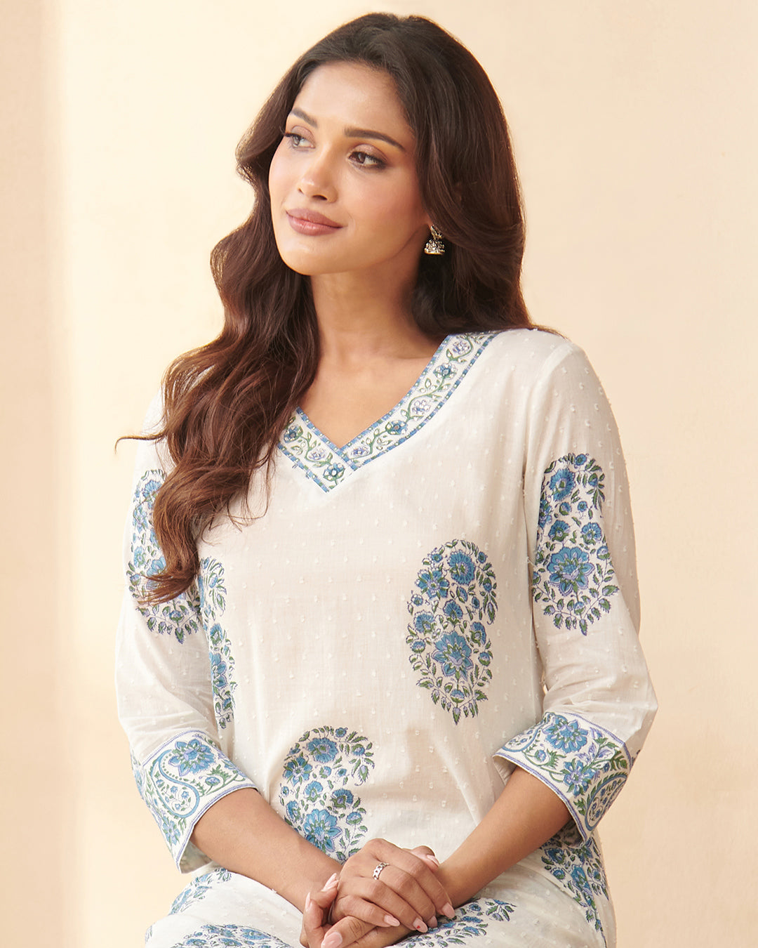 Gulbarg Ria Sanganeri Kurta