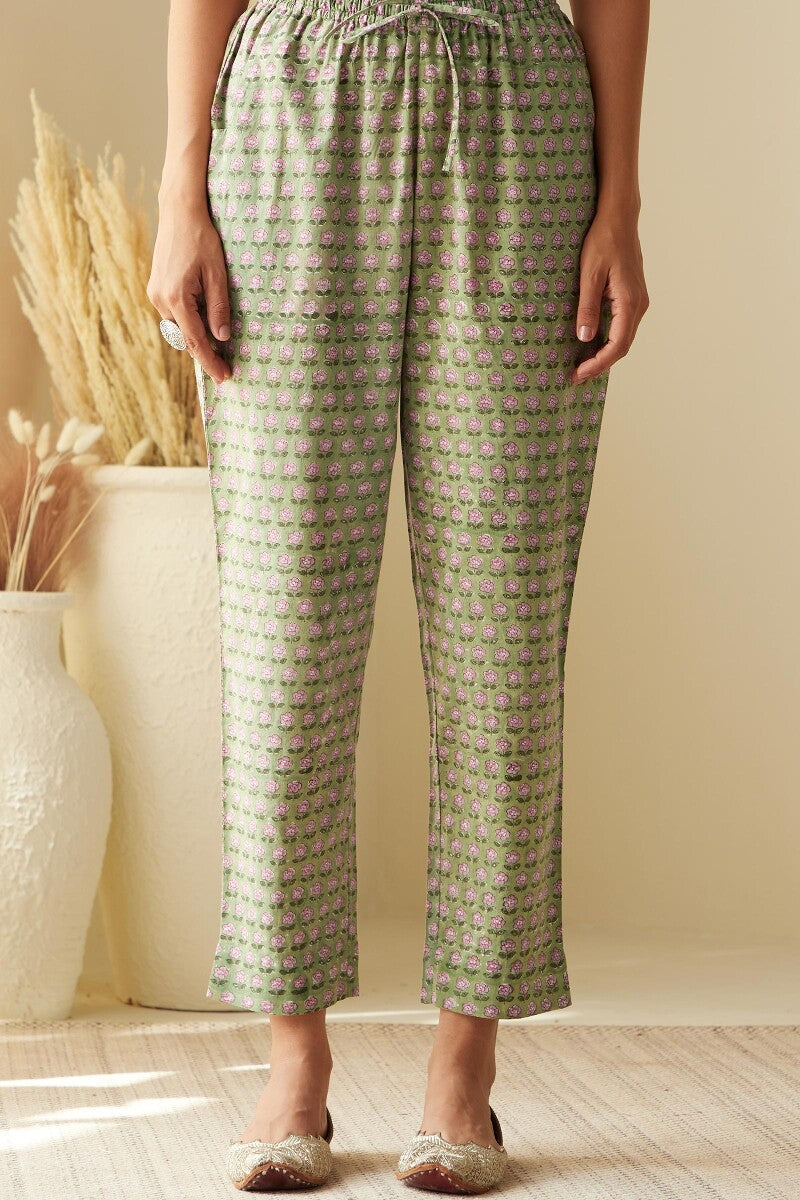 Rosheen Seerat Sanganeri Narrow Pants