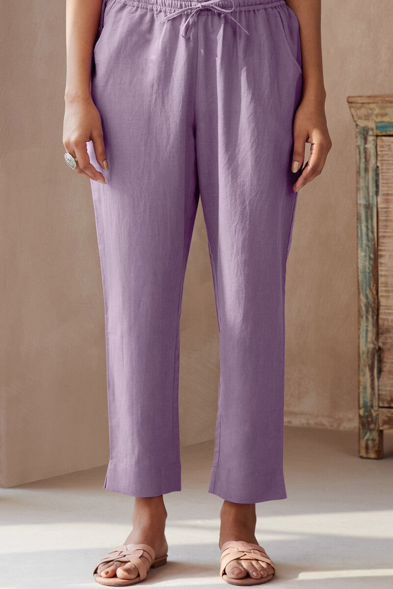 Roza Seher Lavender Narrow Pants