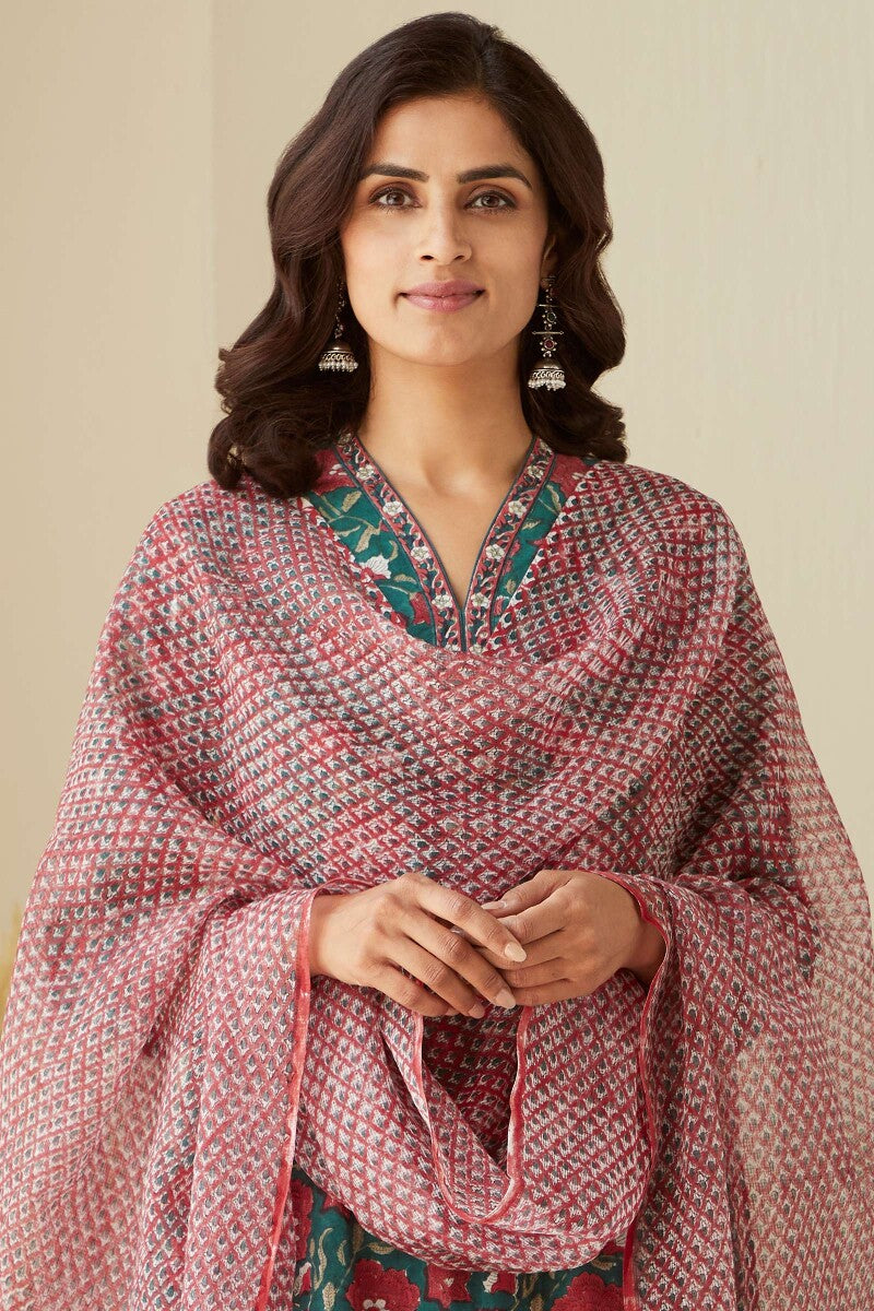 Zahira Farah Sanganeri Dupatta