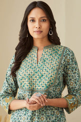 Gauhar Shirin Bagru Kurta