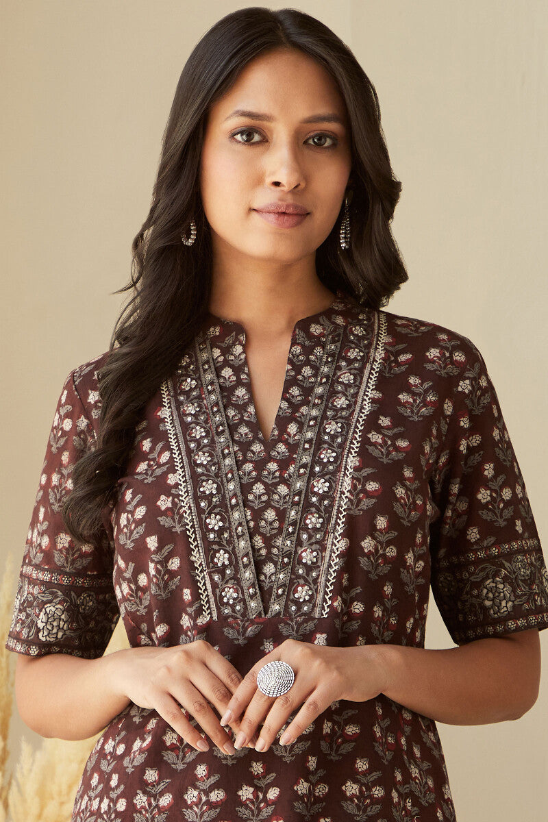 Sehra Maira Bagru Kurta