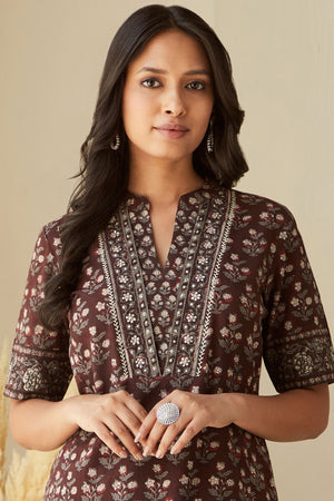 Sehra Maira Bagru Kurta