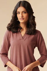 Roza Seher Red Kurta