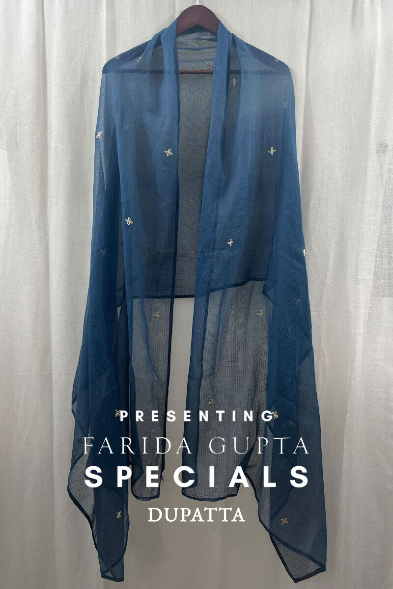 Blue Handcrafted Dupatta