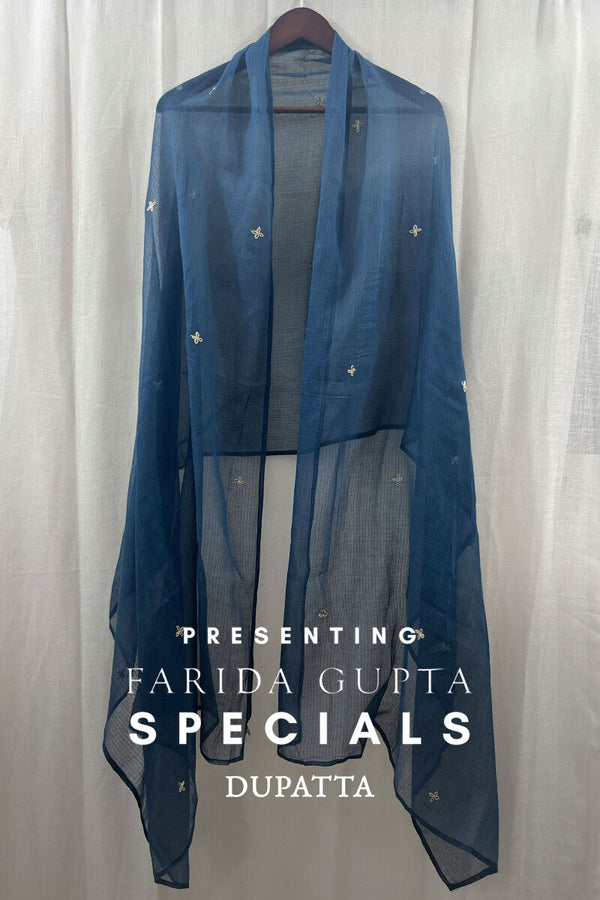 Blue Handcrafted Dupatta