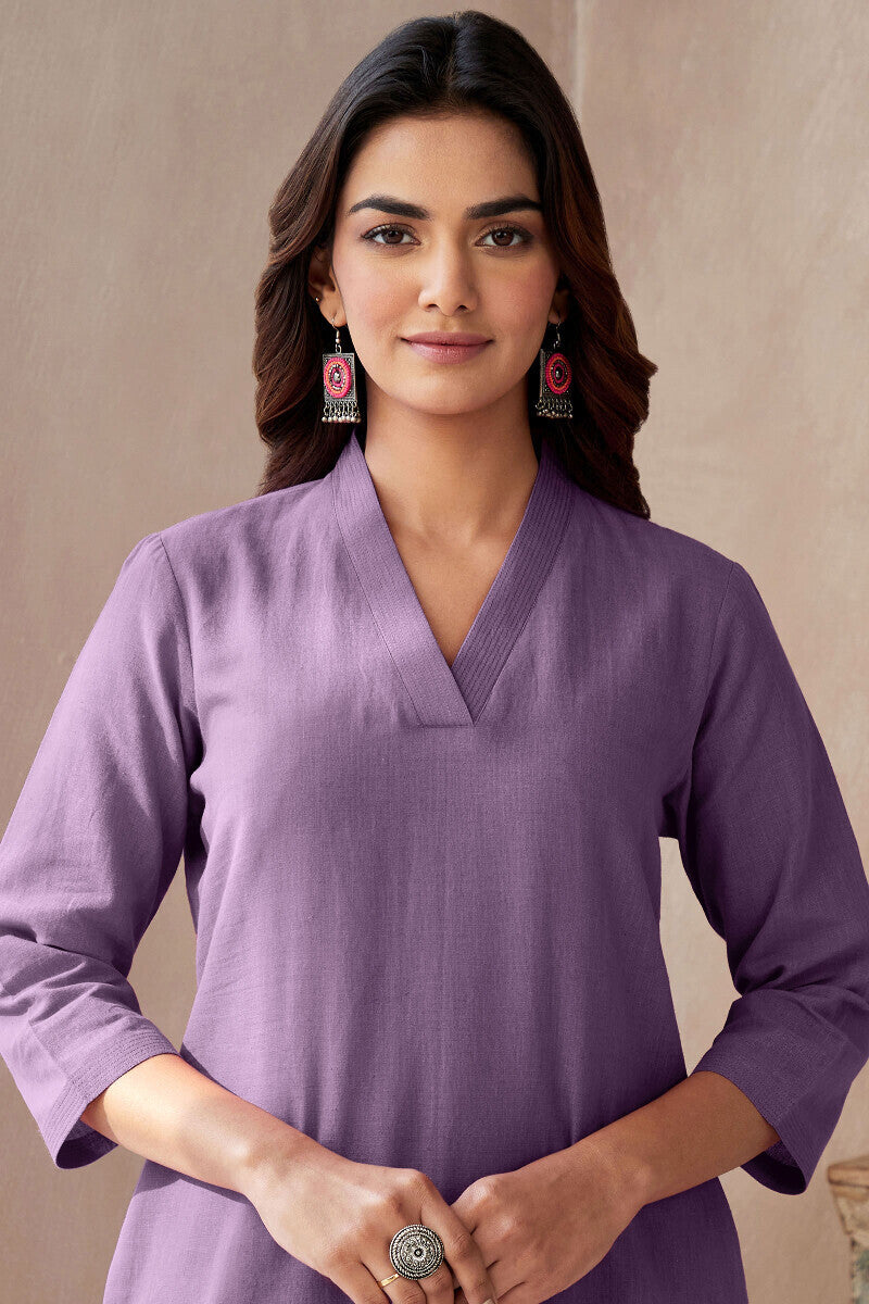 Roza Seher Purple Kurta