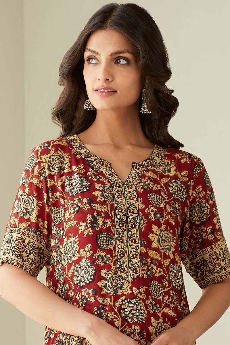 Sehra Sumeera Bagru Kurta