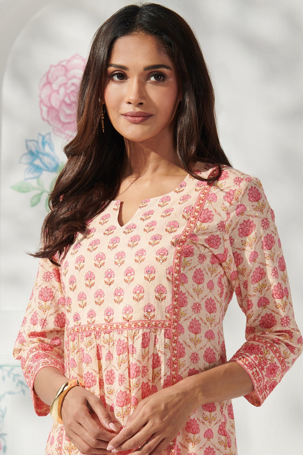 Gulbahar Saira Sanganeri Kurta