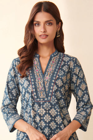 Sehra Afsana Bagru Dabu Kurta