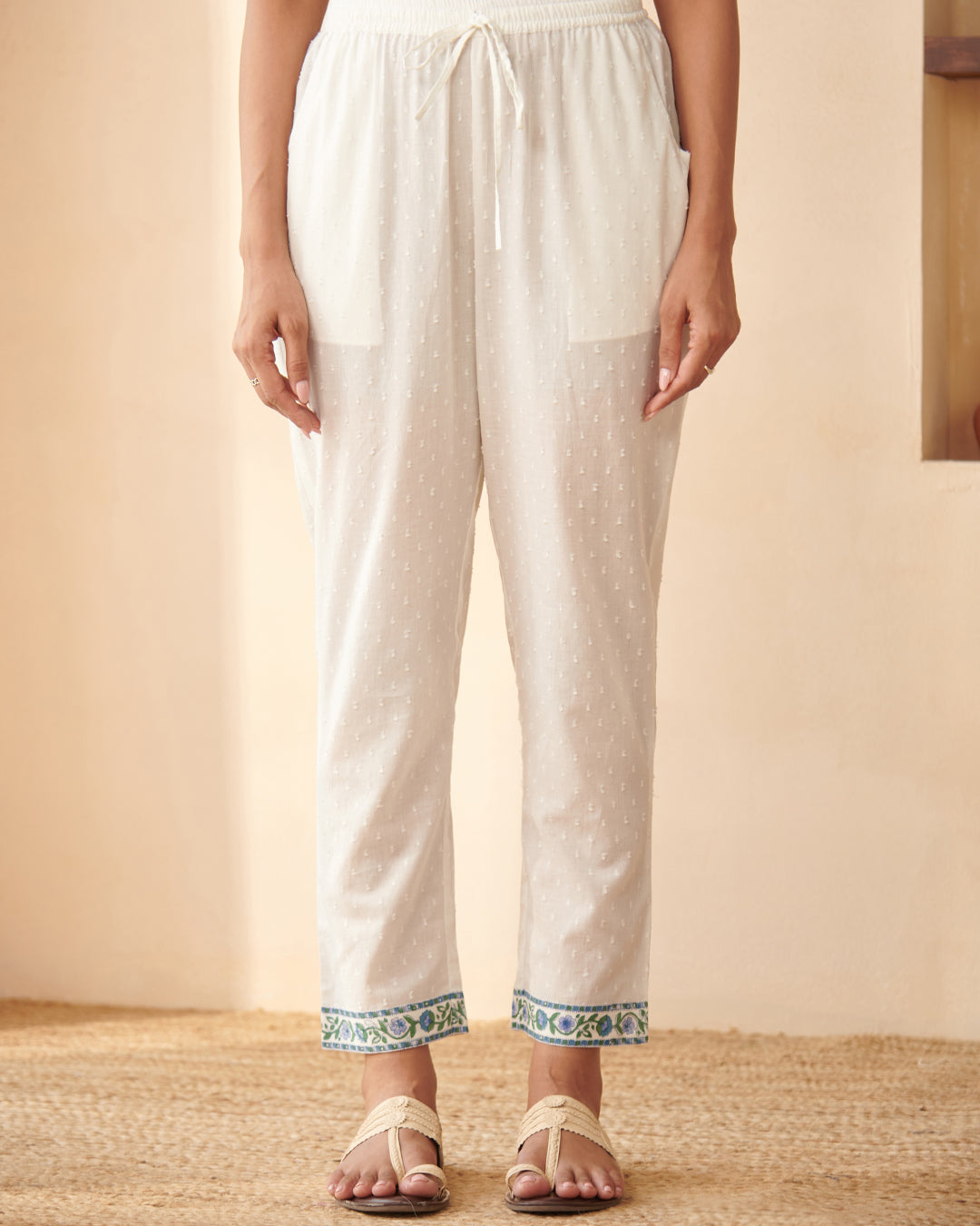Gulbarg Nazira Sanganeri Narrow Pants
