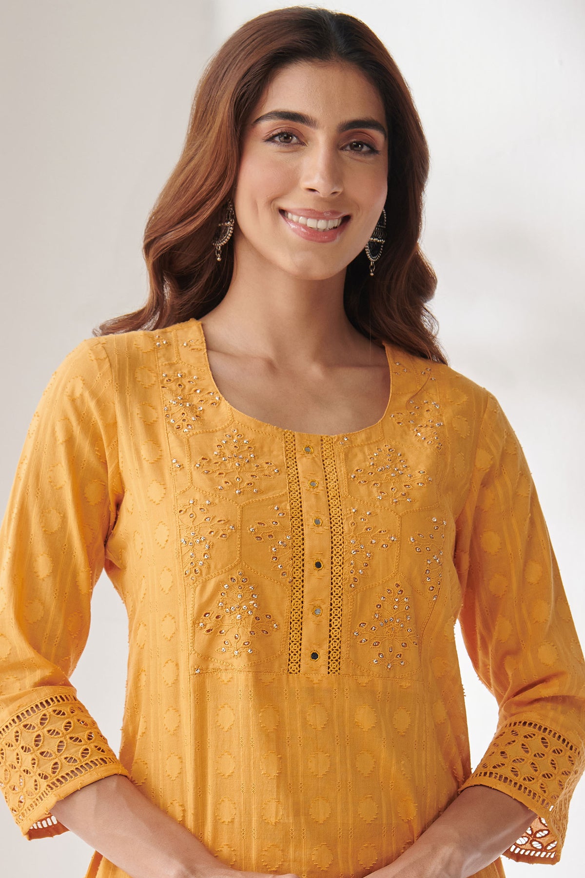 Roza Adira Yellow Kurta