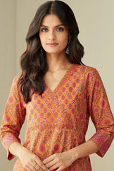 Gauhar Safina Sanganeri Kurta