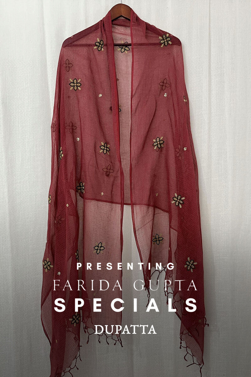 Red Kota Dupatta