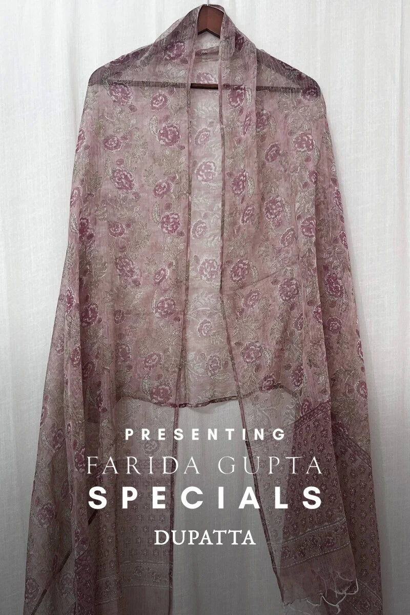 Brown Sanganeri Dupatta