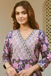 Mehrunissa Nikhat Chanderi Kurta