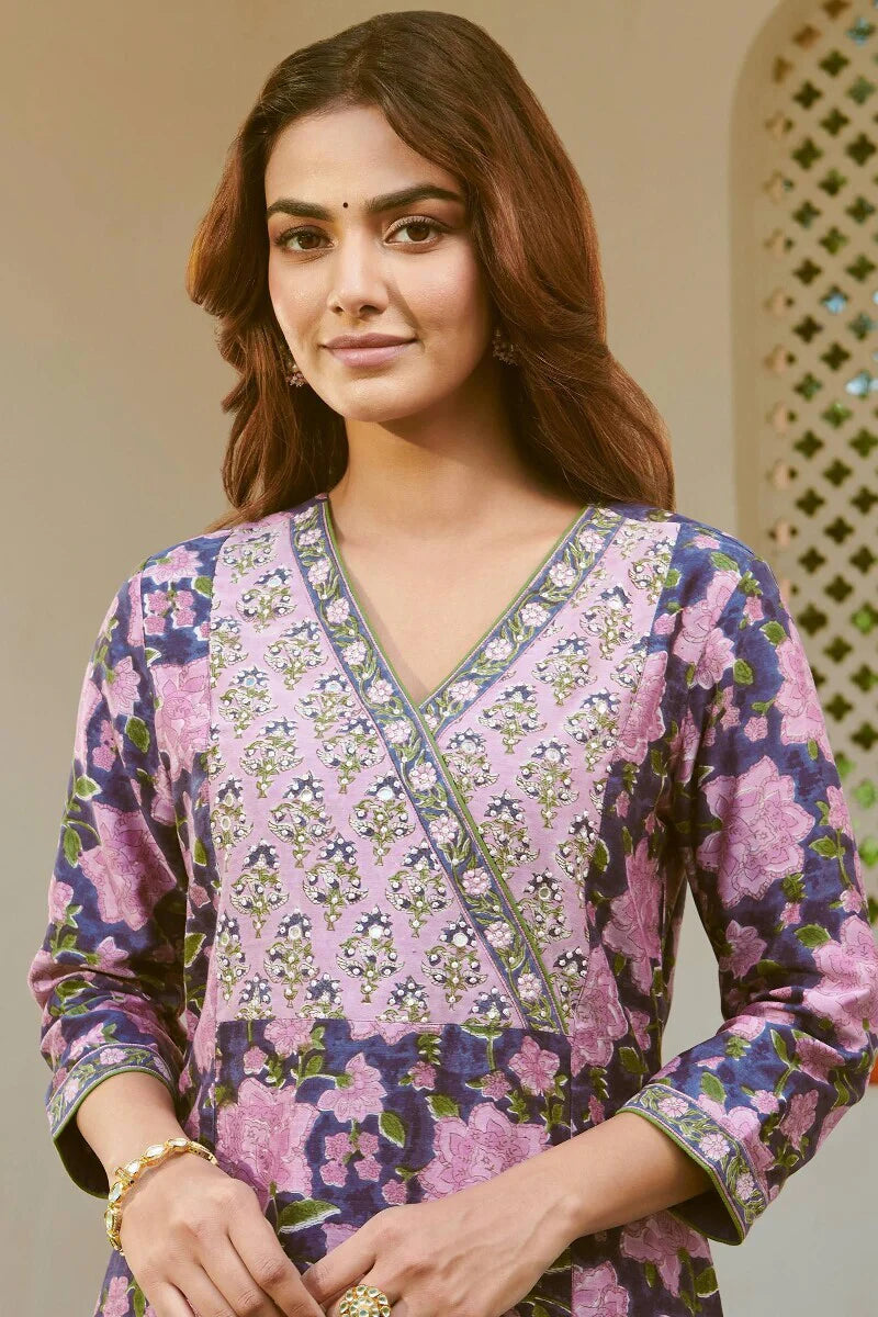 Mehrunissa Nikhat Chanderi Kurta