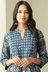 Sehra Maiwa Indigo Kurta