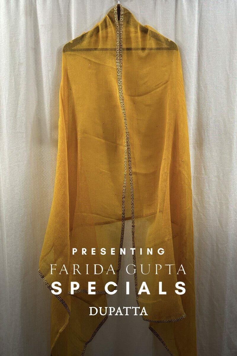 Mustard Kota Dupatta