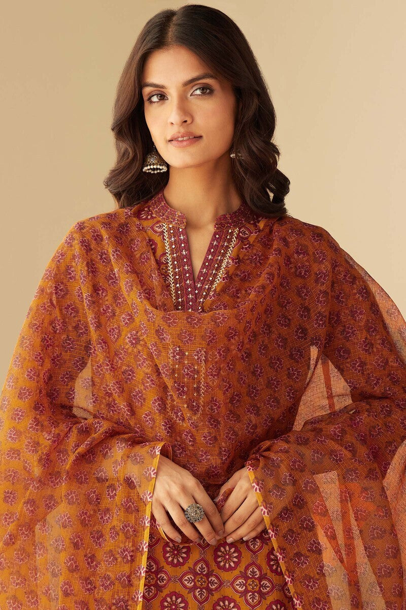 Gauhar Nikhat Sanganeri Dupatta