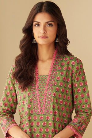 Rosheen Nida Sanganeri Kurta