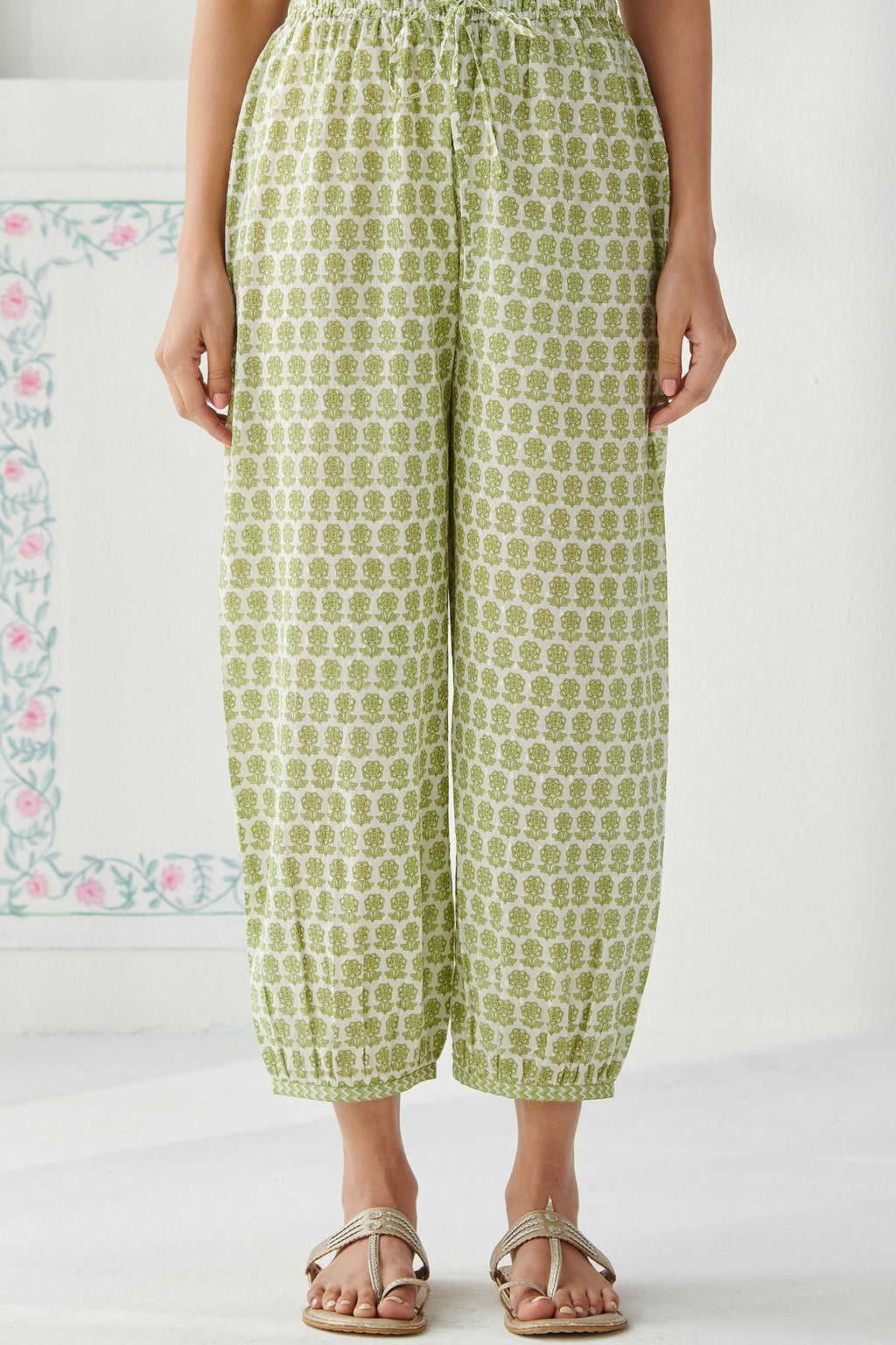Gulbahar Mehreen Sanganeri Izhaar Pants