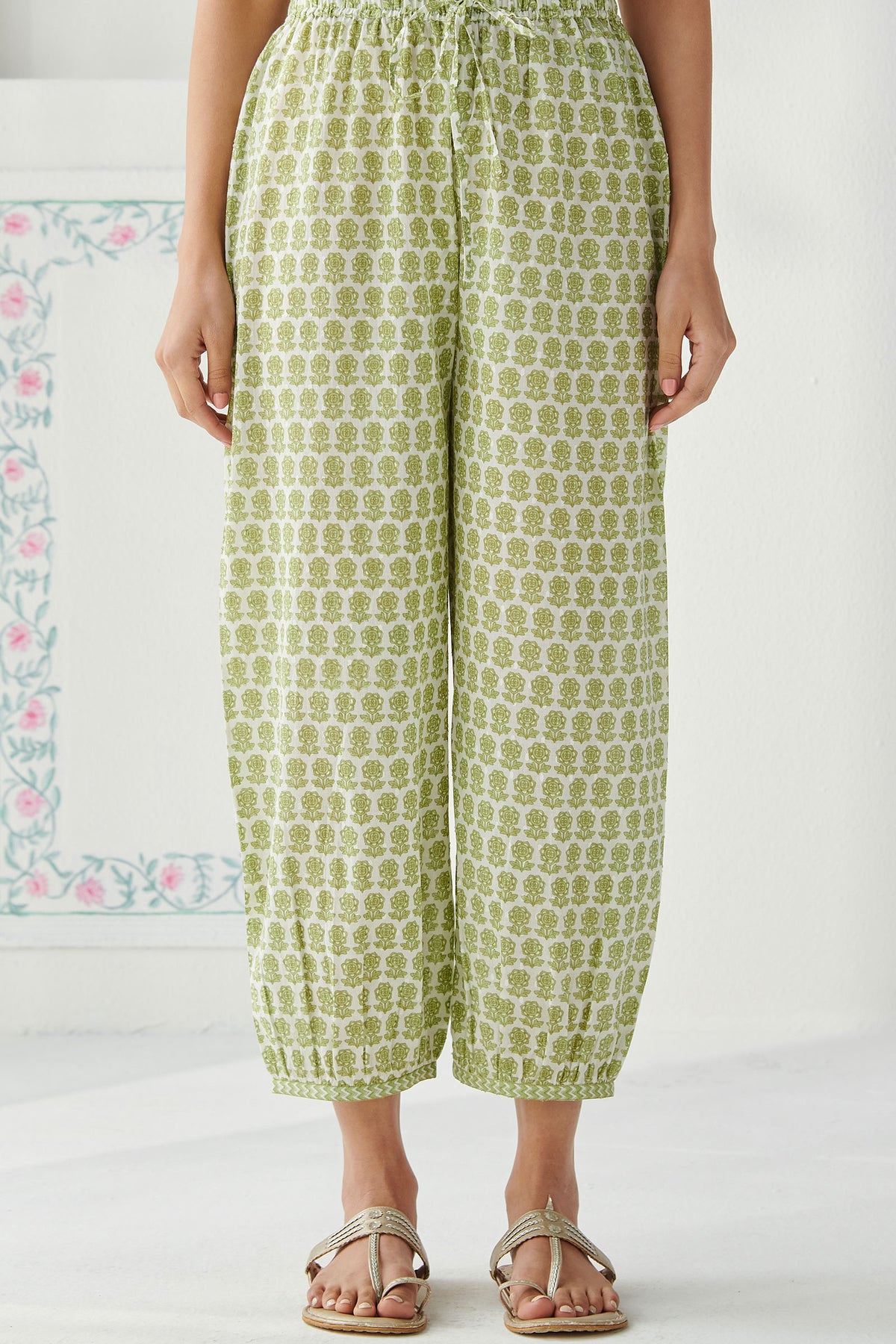 Gulbahar Mehreen Sanganeri Izhaar Pants