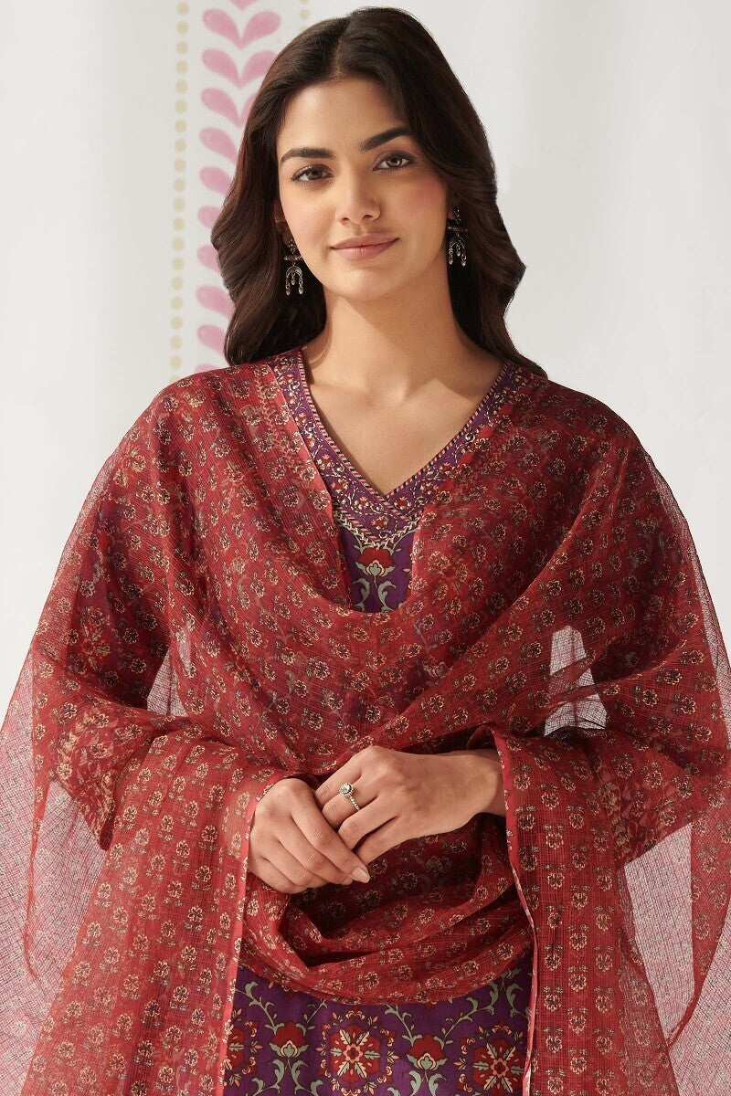 Gauhar Nahida Sanganeri Dupatta