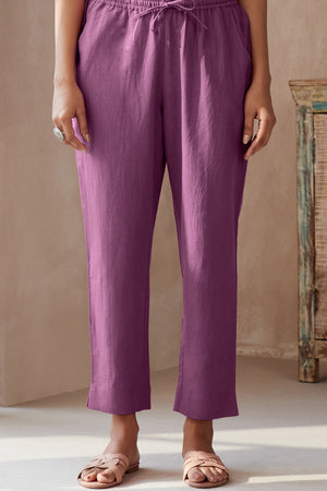 Roza Seher Orchid Purple Narrow Pants